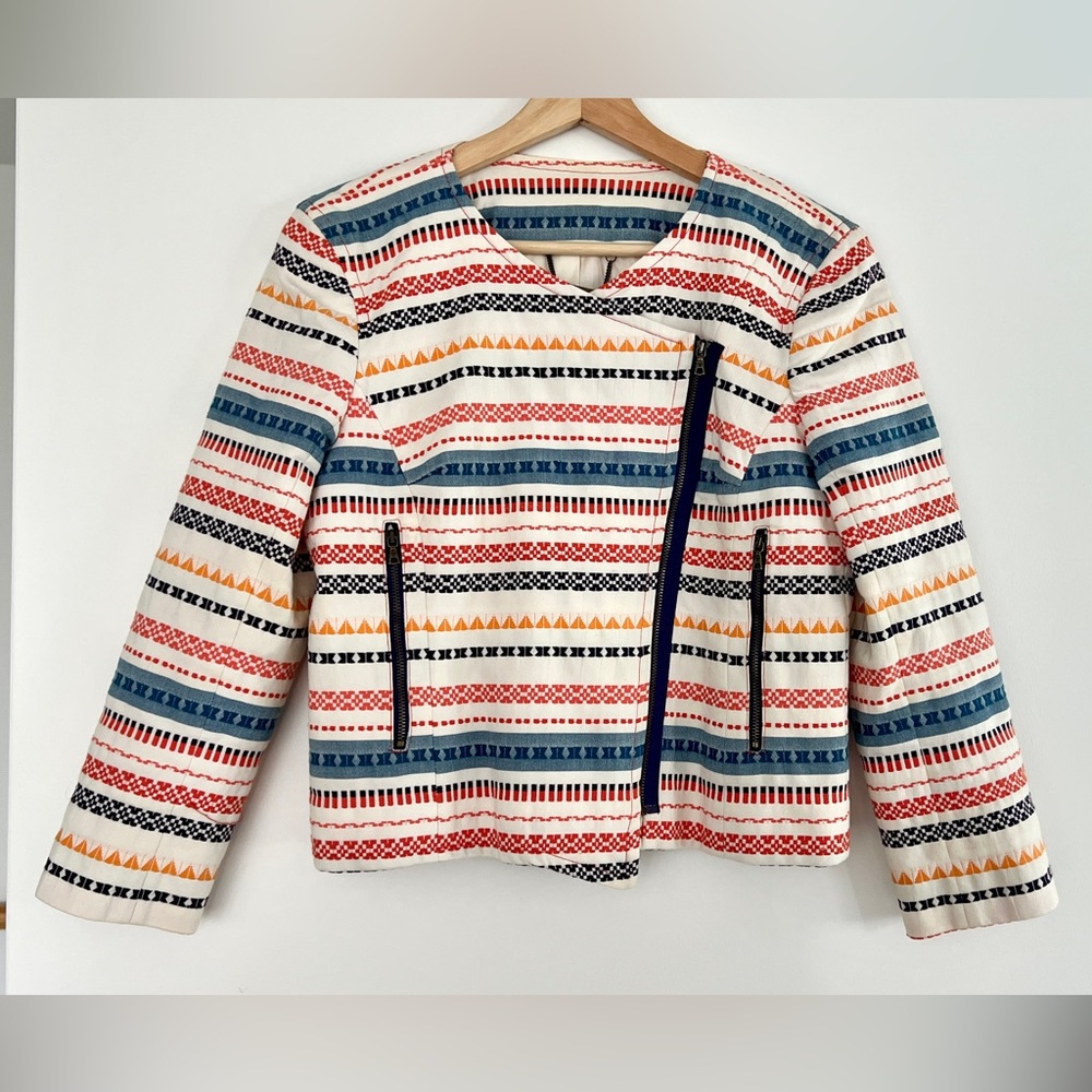 Trina Turk Cropped Multicolor Women's Jacket